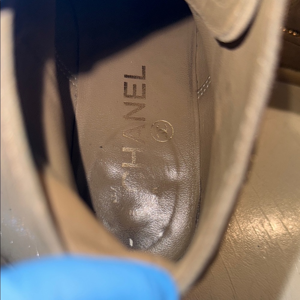 Chanel Women’s Tan Suede Boots - Picture 10 of 12
